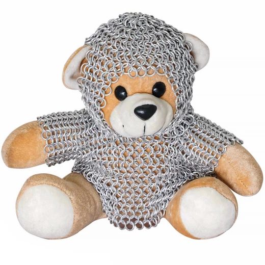 Teddybär Plüschbär im Kettenhemd