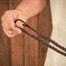 Medieval Braided Leather Balearic Sling | Shepherd's Weapon
