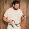 Medieval Braided Leather Balearic Sling | Shepherd's Weapon