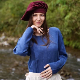 Landsknecht Barett „Franz“ aus Recyclingwolle