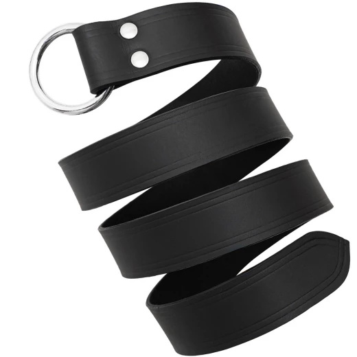 Středověký provlékací opasek s kroužkovou přezkou pro děti 126cm