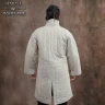 Langer gesteppter Gambeson mit Stehkragen und Schnallen - Outlet