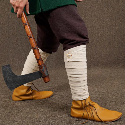 Cotton Leg Wraps (Winingas), Pair with Brass Fibulae - Outlet