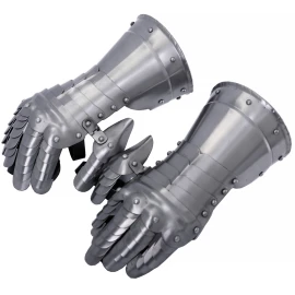 Spätmittelalterliche Fingerhandschuhe – Bewegliche Plattenrüstung