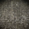 Kettenhemd aus Edelstahl mit kurzen Ärmeln aus abwechselnd vernieteten Flachringen ID 9 mm
