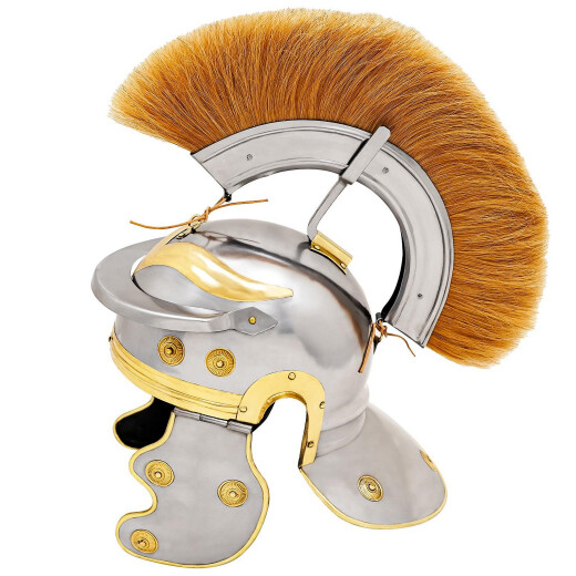 Roman Centurion Helmet with Crest and Leather Liner Outfit4events