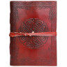 Ledergebundenes Tagebuch mit keltischem Mandala