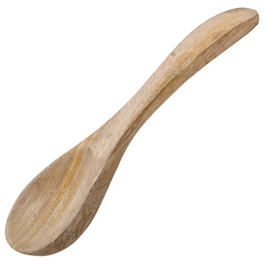 Dřevěná lžíce 19 cm, ručně vyrobená, plně funkční