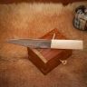 Nůž Viking z nerezové oceli s kostěnou rukojetí
