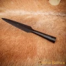 Medieval Spear Head from Carbon Steel 29cm blackened