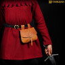 Medieval Leather Bag for SCA LARP reenactment & Ren fairs