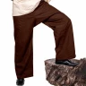 Cotton Trousers in Medieval Pattern for a Viking, Warrior, Pirate