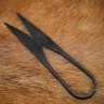 Kleine Feder-Schere, handgeschmiedet, 11 cm
