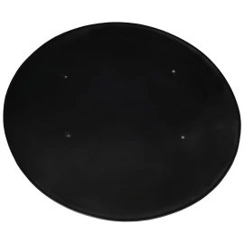 Černý kulatý železný štít 56cm z 1,2 mm