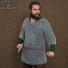Chainmail Haubergeon with Half Sleeves, Mild-Steel Butted Ø10mm 1.3mm