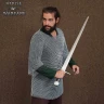Chainmail Haubergeon with Half Sleeves, Mild-Steel Butted Ø10mm 1.3mm