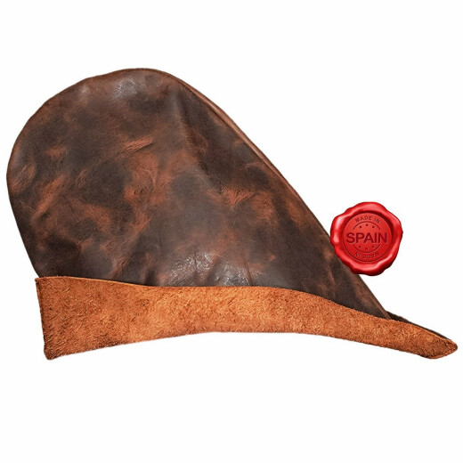 Středověký kožený klobouk Rolf Oráč
