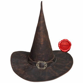 Witch's Hat, Wizard Hat made of Leather