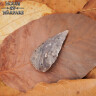 Pazourkový hrot šípu 7,6 cm ve tvaru listu