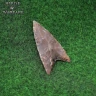 Triangular Flint Stone Hunting Arrowhead 5cm