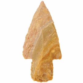 Small Conracting Stemmed Arrowhead from Flint Stone 6cm