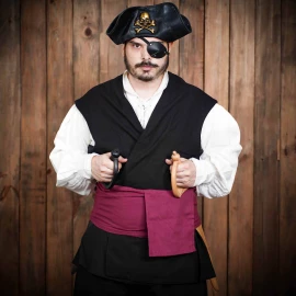 Pirate Waist Sash | Cotton Belt Sash for LARP & Cosplay - Outlet