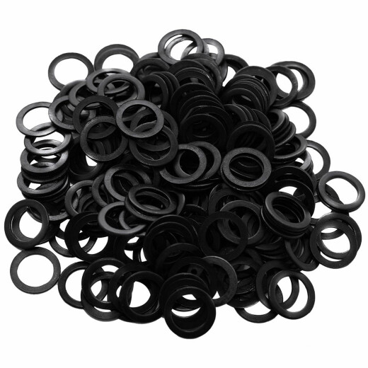 Loose Solid Flat Rings ID 9mm 1.2mm Blackened Mild-steel | Outfit4events