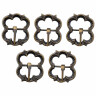 5pcs Late Gothic medieval buckle 38mm