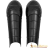 Blackened Greaves with Knee Cops made from 1.2 mm steel