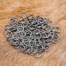 Set Kettenringe für Rüstungsbau, 1kg, gestoßen, Stahl, 9mm Innendurchmesser - Outlet