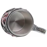 400ml Ordensbecher der Kreuzritter mit Scharlachrotem Waffenrock-Relief