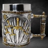 XL Tankard "Royal Swords" – Knightly Mug with Stainless Steel Insert
