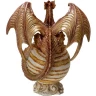 Ruler of the Stormy Spheres: Jupiter Dragon on Planet Figurine