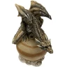 Lord of the Cosmic Rings: Saturn Dragon on Planet Figurine