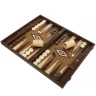 Backgammon aus Walnuss-Maserknolle 48x30 cm