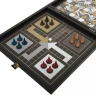 Modern Style - 4 in 1 Combo Game - Chess/Backgammon/Ludo/Snakes
