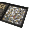 Schachspiel, Backgammon, Mensch ärgere Dich nicht, Schlangen 4-in-1-Set Moderner Stil, 34x34 cm