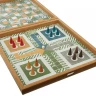 Retro Design - 4 in 1 Combo Game - Chess/Backgammon/Ludo/Snakes