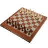 Mahogany Chess & Backgammon Board in black colour