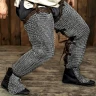 Chainmail Chausses | Flat Ring Round Riveted/Solid 6 mm
