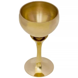 Eleganter Messingkelch mit ausgestelltem Stiel, 100 ml - Outlet