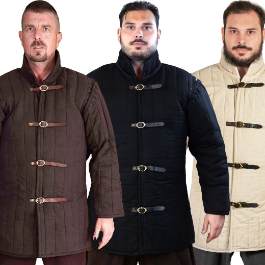 Mittelalterlicher Gambeson (Polsterwams) mit abnehmbaren Ärmeln, 14. Jahrhundert - Outlet