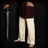 Baumwollhose Ragnar mit Gummibund – Wikinger und LARP - Outlet
