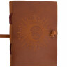 Paper Leather Journal Sun and Moon