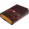 Lederbuch "Baum der Erkenntnis", mit Schließe
