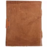Lederbuch "The Journey That Matters", Cognacbraun, mit Verschluss, 20x15,5 cm