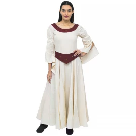 Mittelalterliches Kleid „Bauernmädchen“ mit Miedergürtel - Outlet