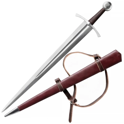 Gotisches Einhandschwert Sir Thomas, funktionale Replik aus Federstahl