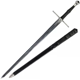Rytířský válečný meč Oakeshott XIIa s pochvou