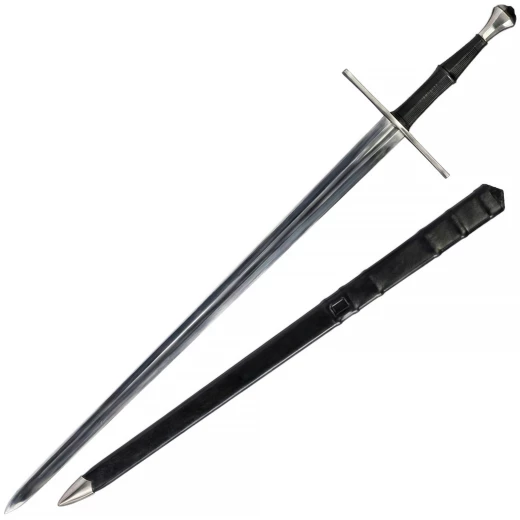 Rytířský válečný meč Oakeshott XIIa s pochvou